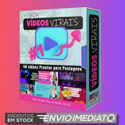 Pack 40 Vídeos VIRAIS Prontos para Impulsionar seu Negócio - ENVIO IMEDIATO 🟢