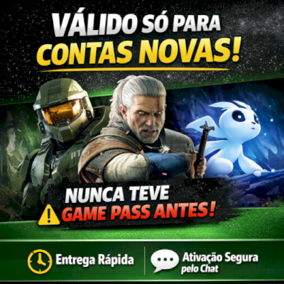 Xbox Game Pass Premium – SOMENTE CONTA NOVA – Ativação Rápida