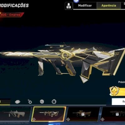 conta level alto com skin eterna