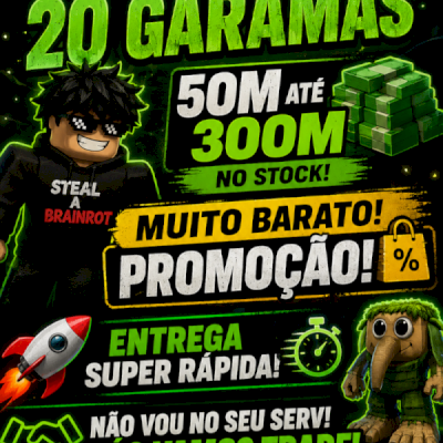 20 GARAMAS DE 50M A 300M NO STOCK