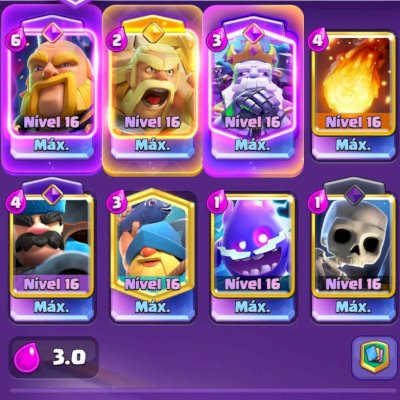 CONTA DE CLASH ROYALE PARA COMPETITIVO