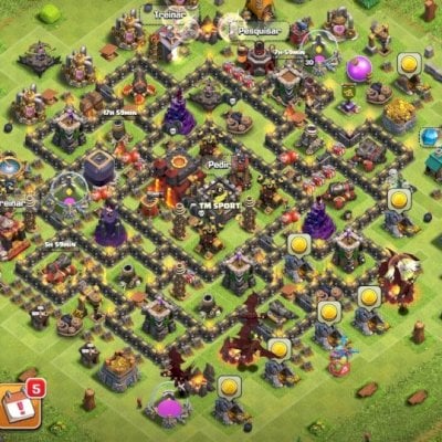 Conta de clash off clans