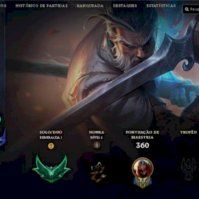 Conta de lol desde 2017, com muitas skins e um bom mmr. É pra desapegar o/