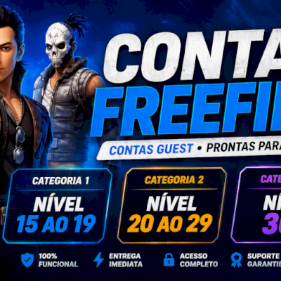 💫 CONTAS GUEST – PRONTAS PARA USO IMEDIATO 🔥