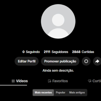 CONTA TIK TOK 2,1K SEG E 2,8K DE CURT (SHOP ATIVO) (VITRINE DAQUI A 30 DIAS)