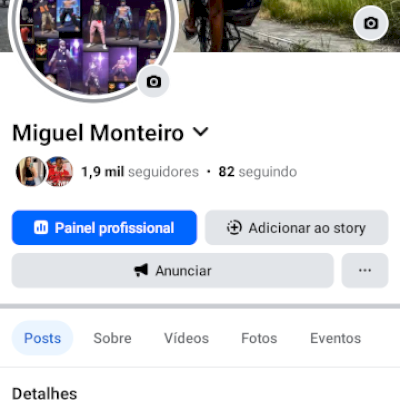 Conta dê Facebook
