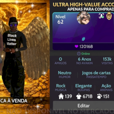 Conta antiga e rara avakin life