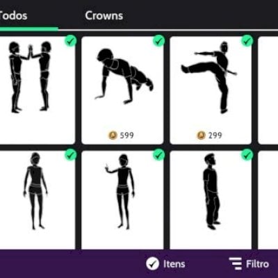 Conta com muito dinheiro gasto com itens exclusivos e itens comprados com crows