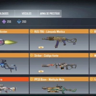 Conta do COD com místicas e lendárias muito barato.