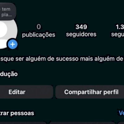 Conta insta com 350 seguidores reais Br