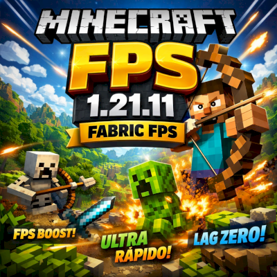 🚀 Minecraft FPS EXTREMO 1.21.11 | Modpack Fabric ULTRA OTIMIZADO +200 FPS
