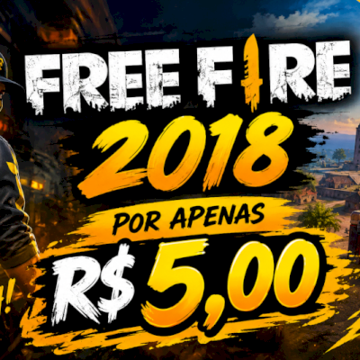 FREEFIRE 2018 APENAS 5 REAIS