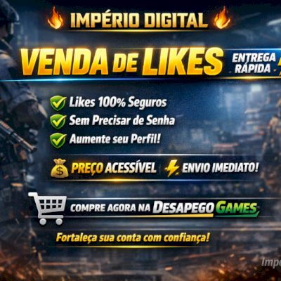 LIKES PARA FREE FIRE ( melhor qualidade e preço )