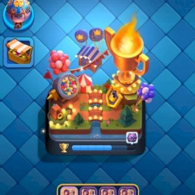 CONTA CLASH ROYALE 8500 TROFÉUS