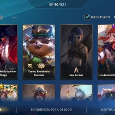 Conta WR Lv155 90 Skins | Morgana Primorosa | Full Guardiãs | Histórico desde S4