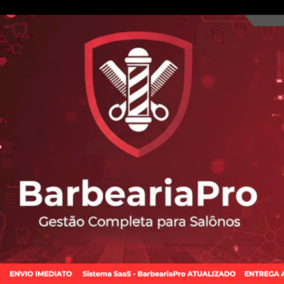 Sistema SaaS - Para Gestão - BarbeariaPro V4.1