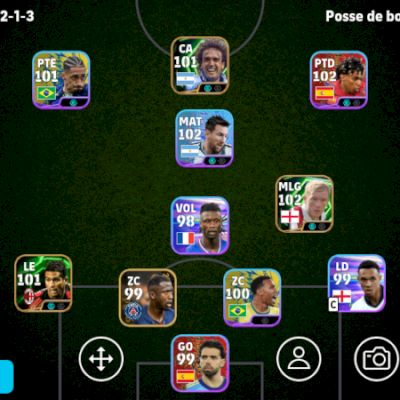 Conta Efootball Força 3097 3 Icons e 2 Showtimes Brabos