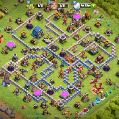 Conta de cv 12 quase full,com 7165 gemas