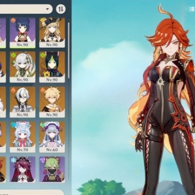 Conta Genshin com personagens limitados e pit alto!