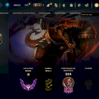 Conta Mestre 27 skins se quiser tirar alguma duvida só me chamar aqui