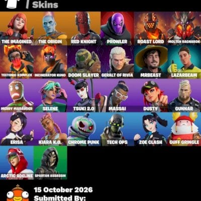 CONTA NFA COM RED KNIGHT +  THE ORIGEM + CROSSOVERS