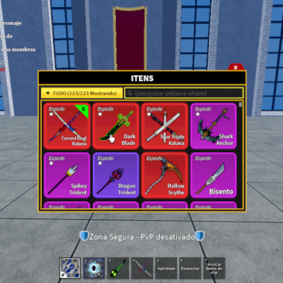 Conta de blox fruit