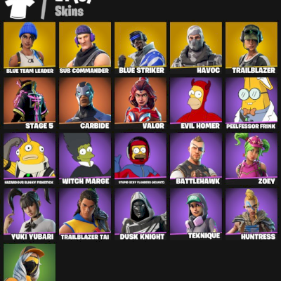 CONTA ANTIGA COM ATEMPORAL, BLUE TEAM LEADER, TWITCH PRIME E PASSE DOS SIMPSONS