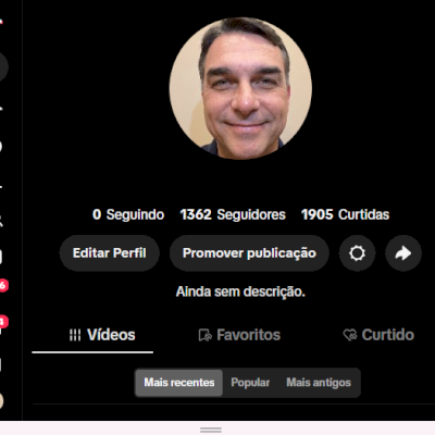 CONTA TIK TOK 1,3K SEG E 1,9K DE CURTIDAS (CONTAS TIK TOK)