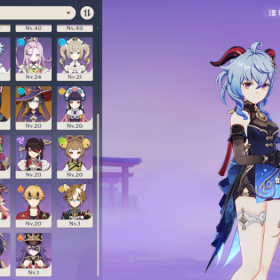 Genshin Impact > Flins, Skirk, Ganyu + Skin