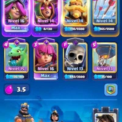 🔥 CONTA CLASH ROYALE – ARENA 25 COMPLETA 🔥