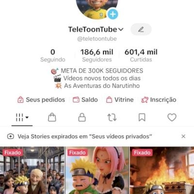 CONTA NO TTK 187K | 100% REAIS | MONETIZADA | 3 VÍDEOS ACIMA DE 2M DE VIEWS