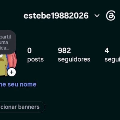 Conta de Instagram com mais de 900 seguidores a venda.