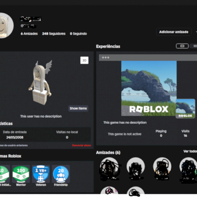 Vendo conta rara de 2008 com badge e algumas skins, etc. DESCRIÇÃO!!!