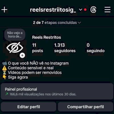Conta instagram