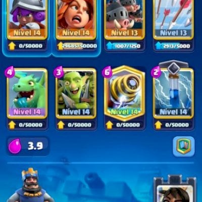 Conta Clash 8 anos
