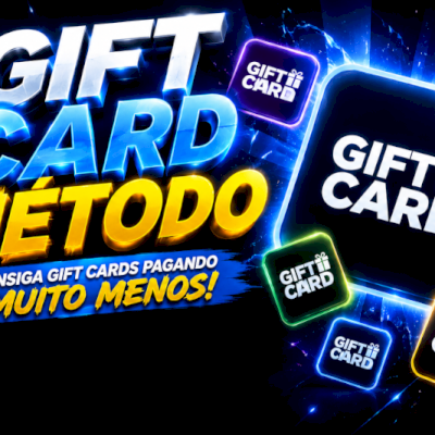 MÉTODO GIFT CARD (O MELHOR DO MERCADO)