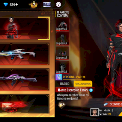 vendo itens/skin da loja prime via id