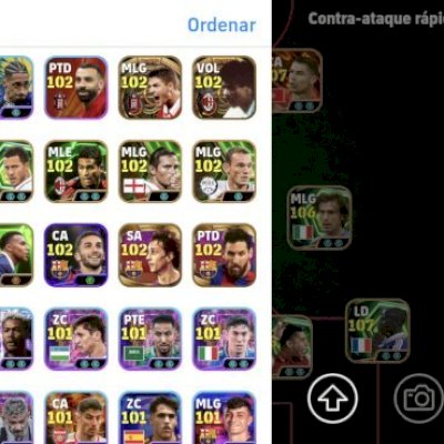 Conta de pes com ney loiro e etc..