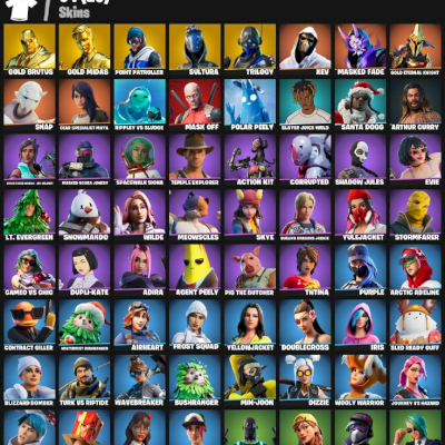 CONTA COM MIDAS, AQUAMAN, GLUPOSO, IRIS, PASSES ANTIGOS E COISAS TRYHARD