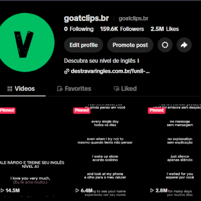 Conta tiktok 159k monetizada - tiktok shop ativo