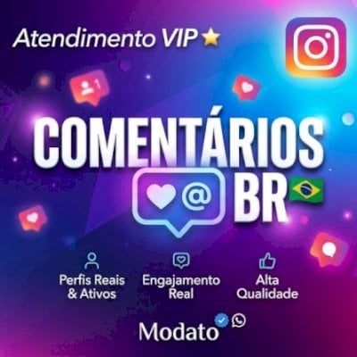 [MAIS BARATO] Instagram - COMENTÁRIOS BR