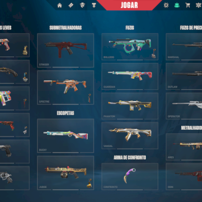 Conta Valorant com Diversas Skins R$ 620 investidos! atual elo platina 3