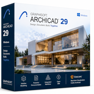 Archicad 29 Português -br +  Enscape 3d 4.18