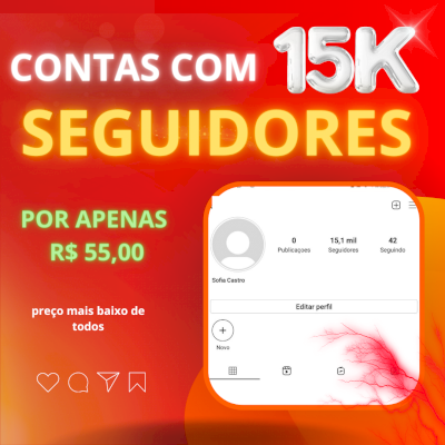 CONTA COM 15 MIL SEGUIDORES | PREÇO SUPER BAIXO