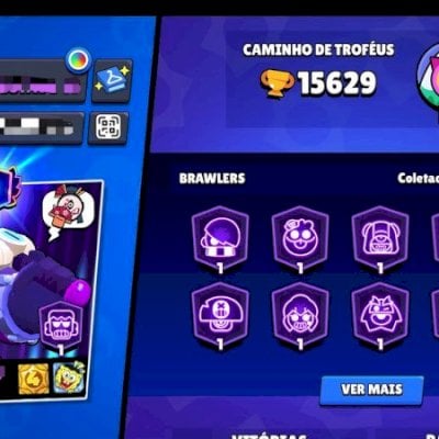 CONTA BRAWL STARS | 2022 | +15K DE TROFÉUS | 55 BRAWLERS | +230 GEMAS & OUTROS