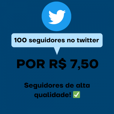 🚀(PROMOÇÃO DE NATAL) 100 SEGUIDORES NO TWITTER 🚀
