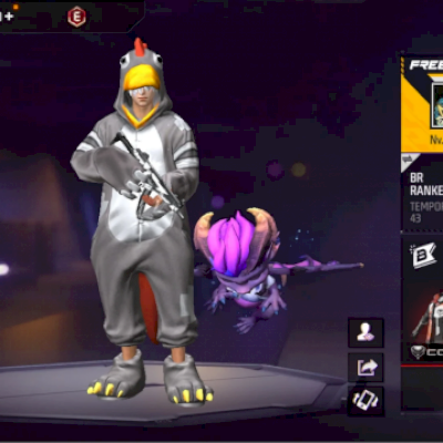 CONTA GEMADA E BRABA DE FREE FIRE ( LEIA A DESCRIÇÃO COMPLETA )