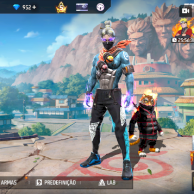 Conta Free Fire antiga gemada com angelical