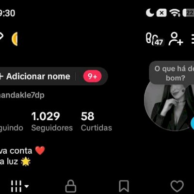CONTA TIKTOK 1K SEGUIDORES 🌟 PROMOVER+SITE+TROCAR NOME ✅ SEM SHOP/LIVES ❌