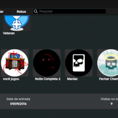 Conta roblox 2016, varios itens, gamepasses, skins e itens raros de jogos